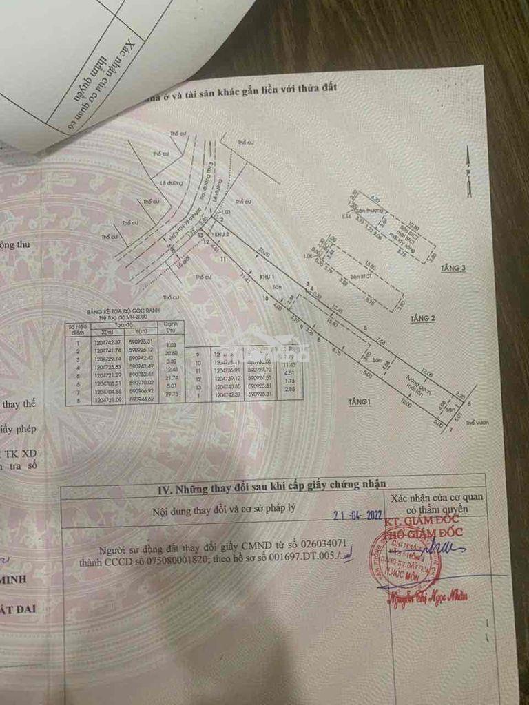 255 mat tiền tân thới nhì