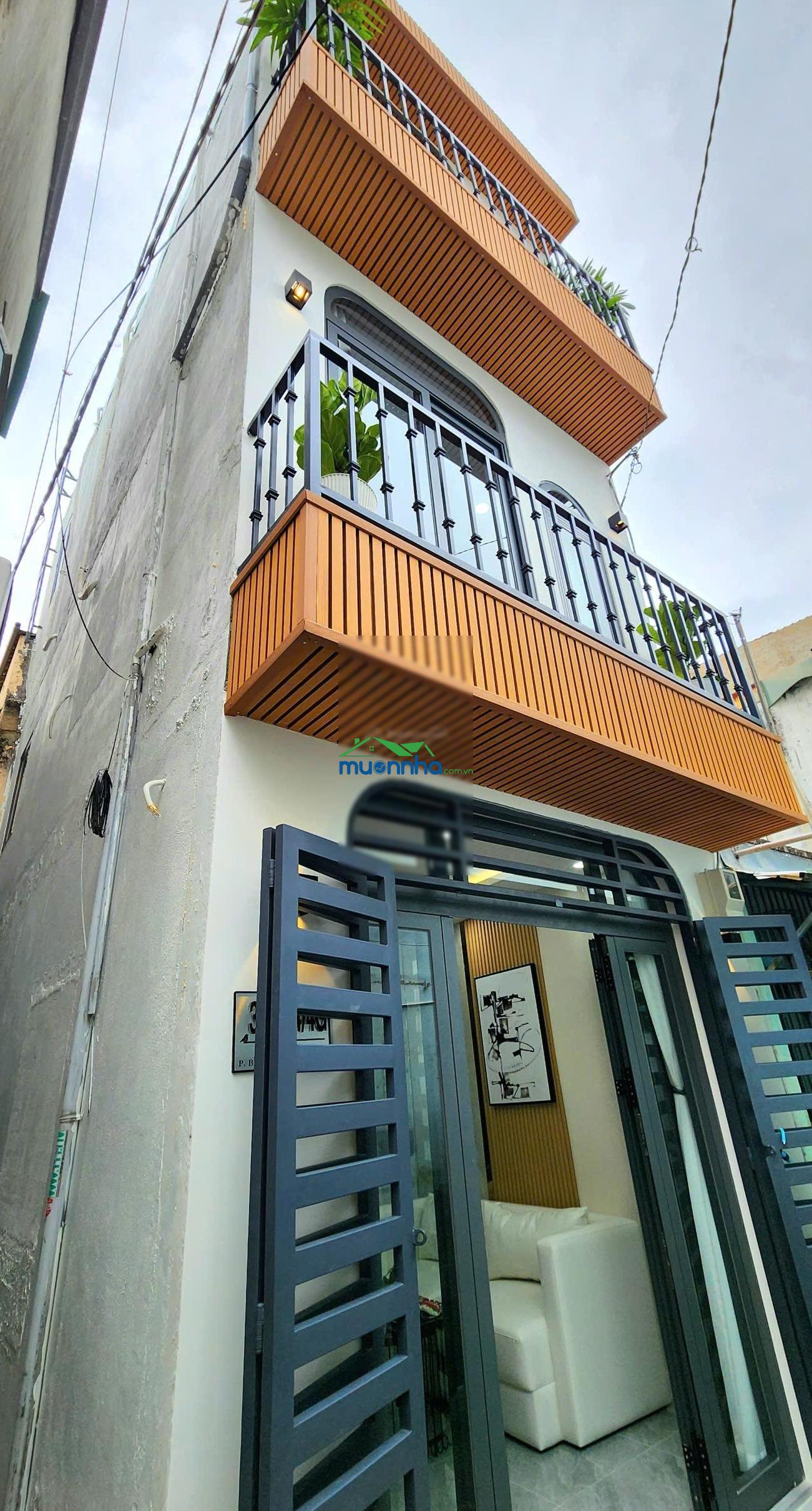 Bán nhà căn góc 2 mặt hẻm gần học viện cán bộ - không lộ giới - 3 pn - full nt - 3