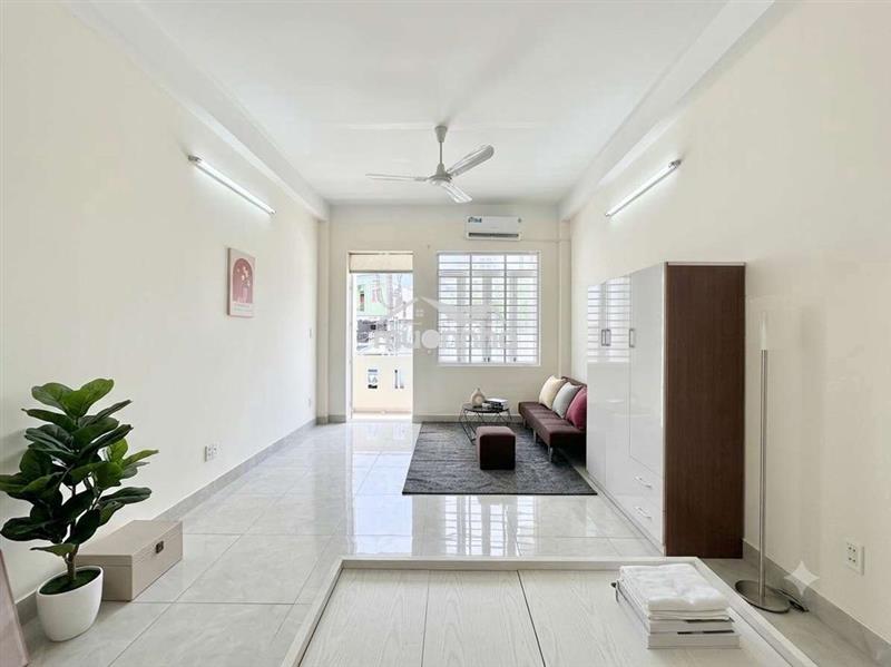Căn hộ trệt sân vườn 1pn ban công sát tên lửa lê văn quới cv phú lâm