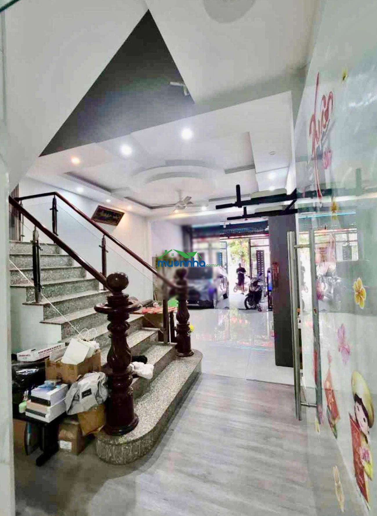 Bán nhà đẹp 2 tầng (4x16), hẻm nhựa 8m, xe hơi vào nhà, hậu giang quận 6