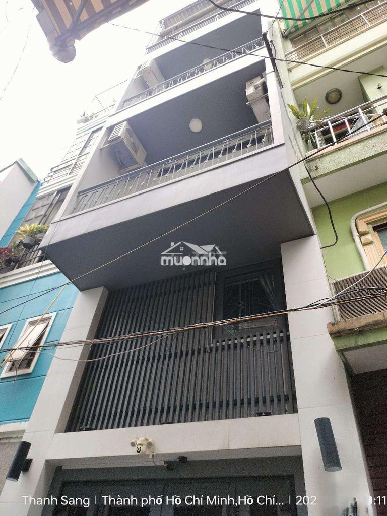 Nhà 1 trệt lửng 3 lầu 3x10m 4 phòng 4 wc hẻm nguyễn trãi ( hẻm cụt - 2