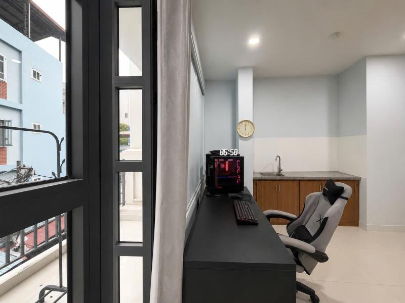 Cho thuê căn hộ ban công điện biên phủ – gần đh kinh tế, quận bình thạnh phòng rộng ánh sáng tự nhiên  - 3