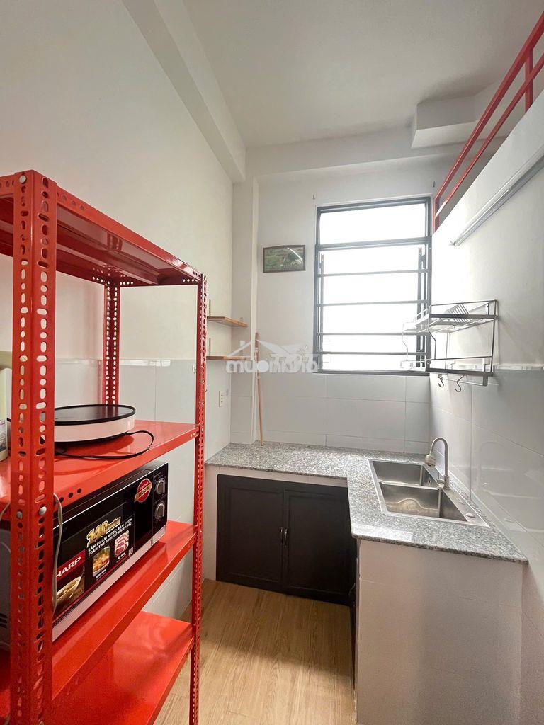 Cho thuê phòng gác - có đủ nội thất - 25m2 - gần nguyễn gia trí - 4