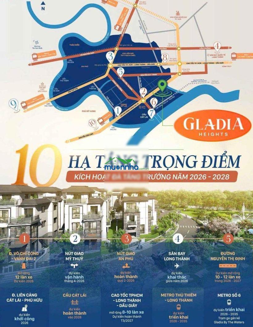 Chỉ từ 500 triệu dễ dàng sở hữu căn hộ gladia heights do khang điền và keppel land phát triển - 2