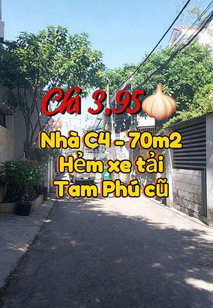 💥Nhà hẻm xe tải-70m2-tam phú cũ - 5p ra phạm văn đồng -chỉ 3,95🧄 - 2