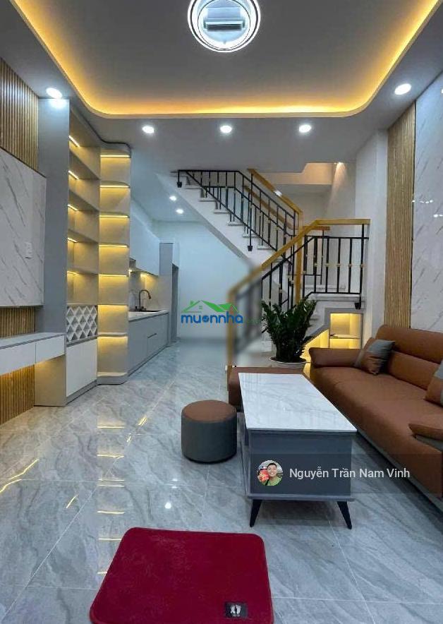 Bán nhà cạnh đh tài chính maketing quận 7 nhà mới 2 tầng ô tô đỗ cạnh chỉ 4.2 tỷ - 3