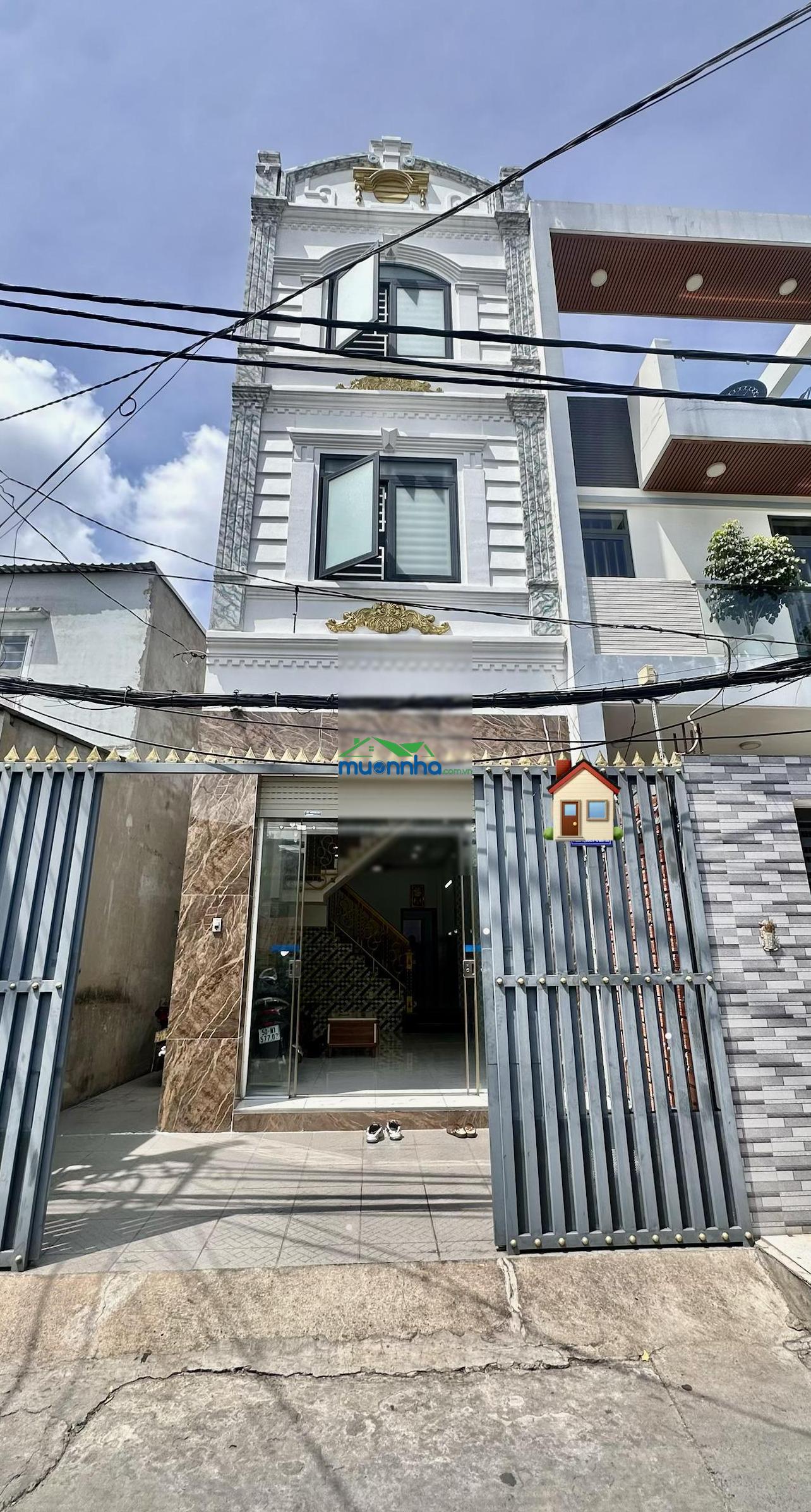 Chủ đi nước ngoài bán gấp nhà 4 tầng mới đẹp 5x20m 8 phòng hẻm thông kinh doanh giá chỉ 7t2 - 2