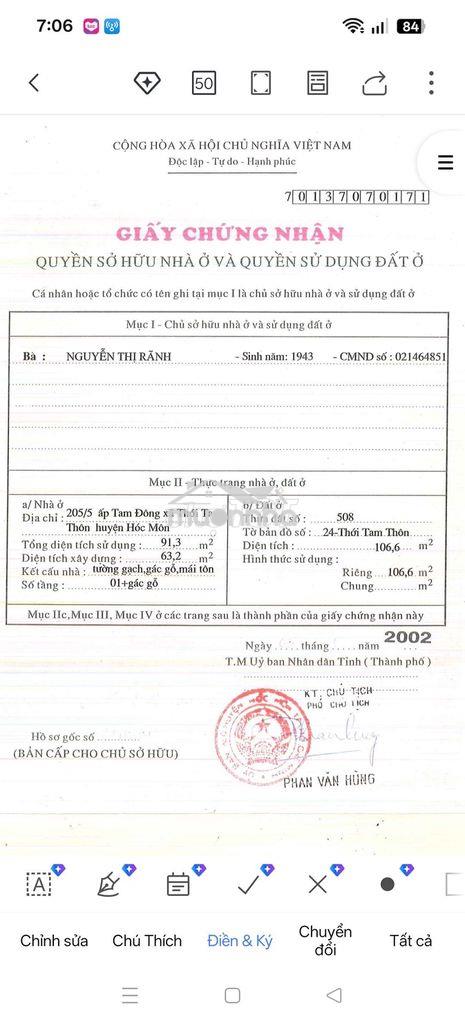 Biệt thự mini mái thái 9m x 13m mặt tiền đường thới tam thôn 14, 5.xx - 3