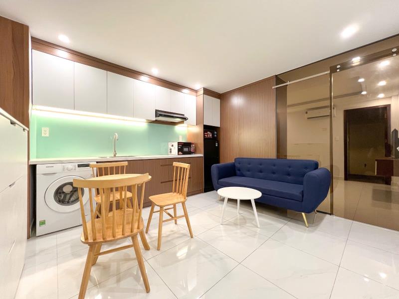 Cho thuê căn hộ 1pn full nội thất gần chợ phạm văn hai và ngã tư bảy hiền tiện đi q10 q3 trung tâm tp