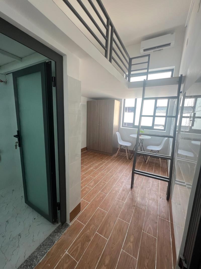 Cho thuê phòng trọ tân bình - duplex sẵn máy lạnh có cửa sổ - 0926051663 - 2