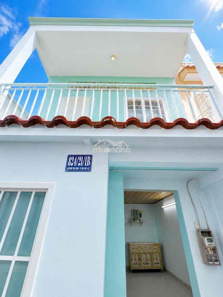 Bán nhà hẻm 824 huỳnh tấn phát- q7 shr - hoàn công chuẩn chỉnh - sổ m - 2