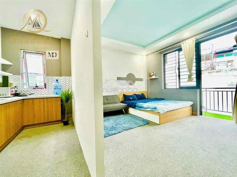 Căn hộ kiểu 1 phòng ngủ - bancol lớn - cửa sổ - thang máy - hầm xe