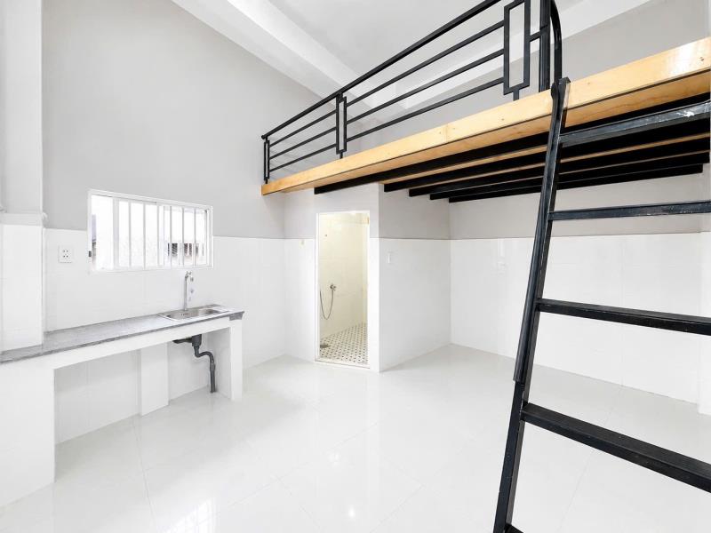 Phòng trọ có gác cao 2m diện tích rộng rãi