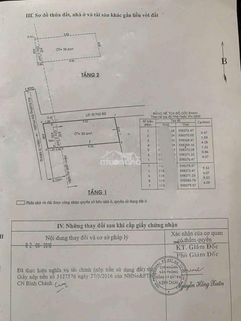 Bán nhà sổ hồng riêng có hoàn công - 2