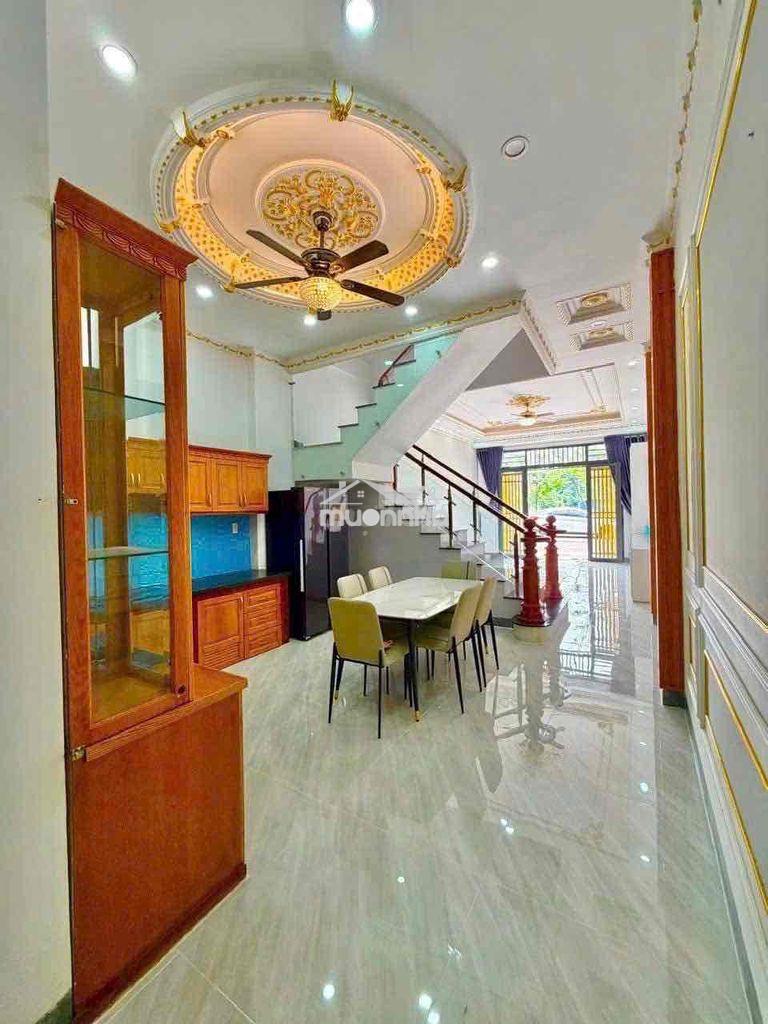 Cho thuê nhà kdc bình chuẩn thuận an đường nhựa sẵn nội thất - 3
