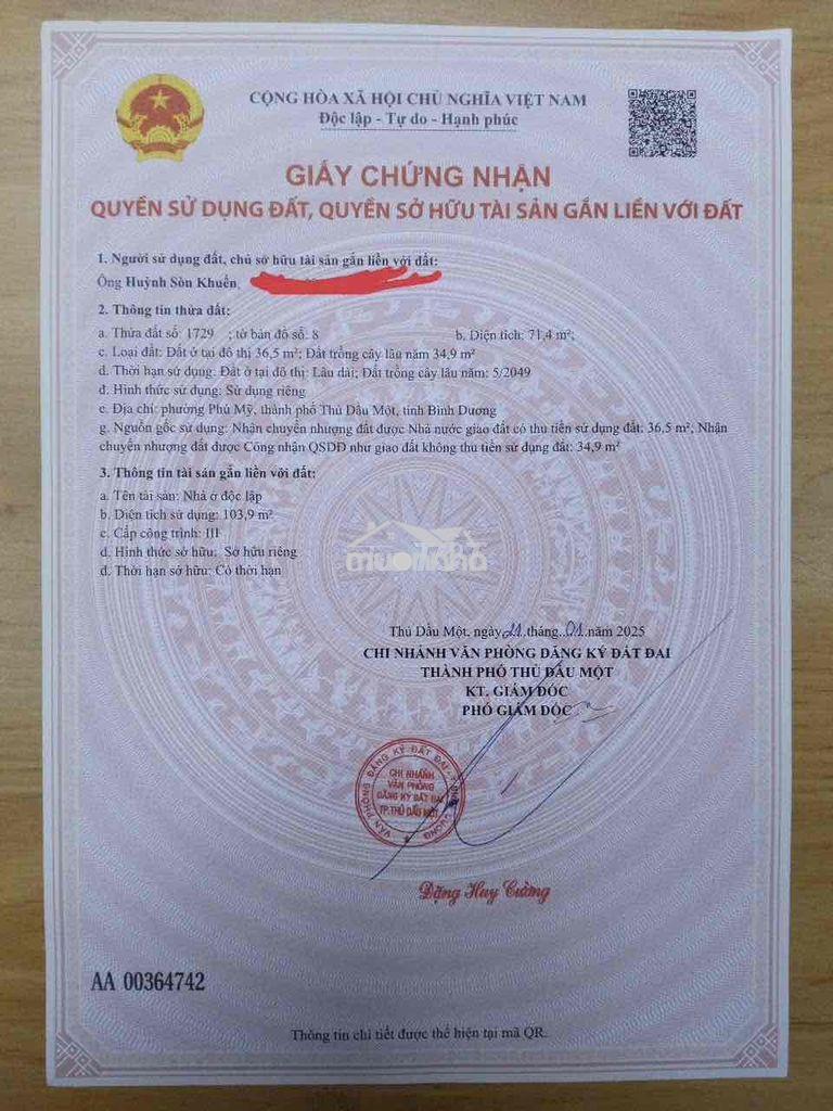 Bán nhà mặt tiền dx059 - 2