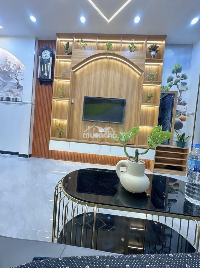 Nhà nguyễn văn công, 1 trệt 1 lầu, hẻm trước nhà hơn 6m, giá chỉ 5ty4