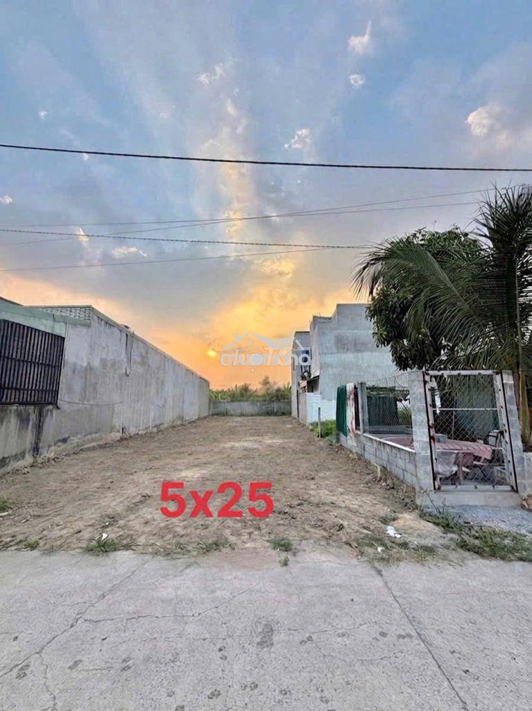 Hàng vip💥 lô đất 5x25 sổ hồng riêng thổ cư ngay hương lộ 15 chỉ 1ty190