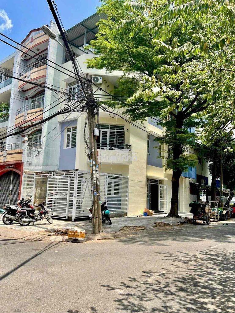 Cho thuê nhà mới sơn sửa 5 phòng có máy lạnh, đường xe cont , góc 2mt
