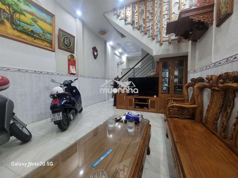 Nhà 4 x13 hẻm ô tô trệt + 2 lầu