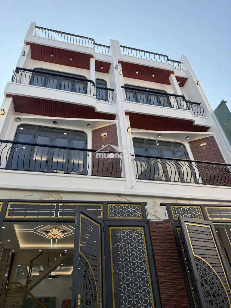 Nhà bình tân - 4 tầng (4*14m) đường xe hơi tránh - 4 phòng ngủ