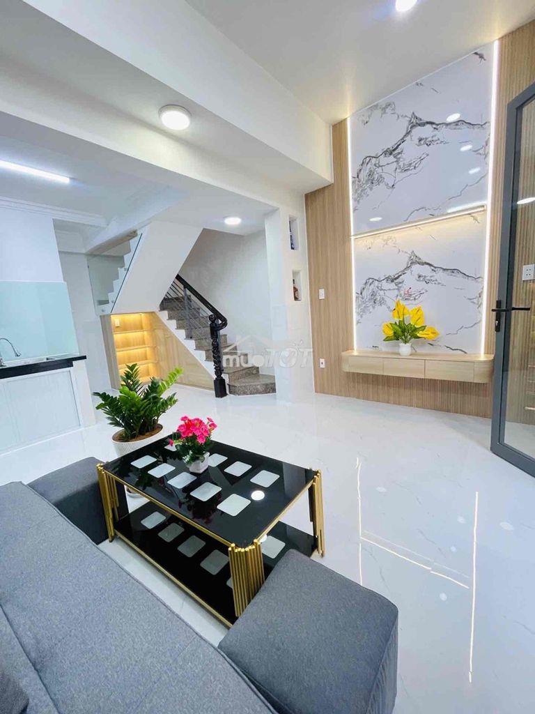 Nhỉnh 5 tỷ - bình thạnh hxh - sát mt phan văn trị – 4pn – 35m² - 3 tần - 2