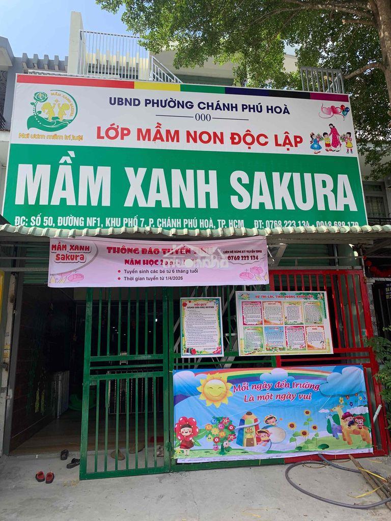 Bán nhà 3 tầng đang cho thuê làm trường mầm non