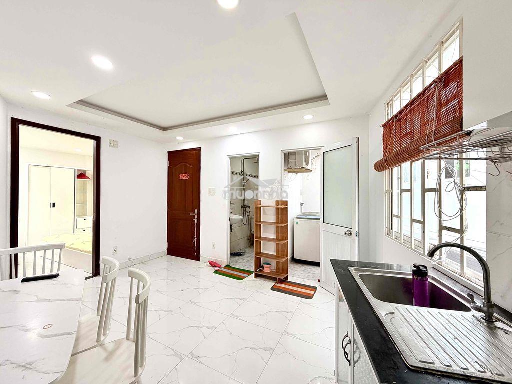 Cho thuê căn hộ - 1 pn + 1pk - khu lý thường kiệt quận 10 - full nt - 3