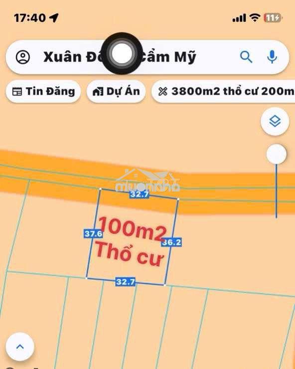 Chủ kẹt tiền bán 1200m2 tại xuân tây,đồng nai,có 100tc,giá 990tr