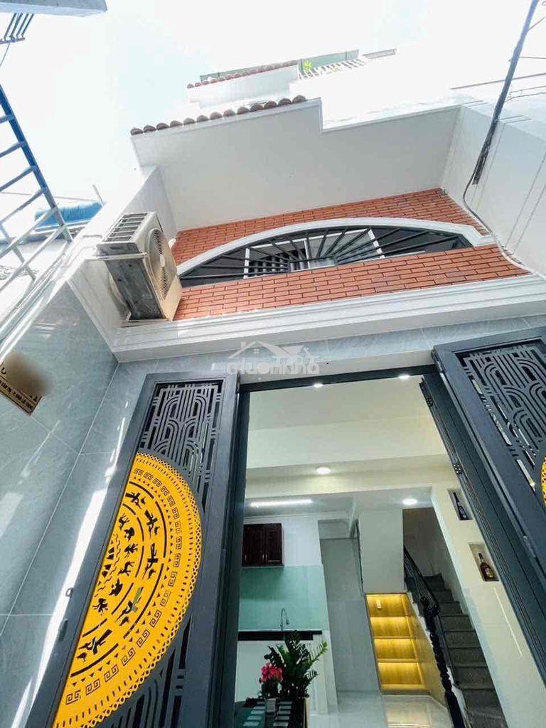 Bán nhà 4 tầng nở hậu-ngay mặt tiền phan văn trị bình thạnh-5.23 tỷ - 2