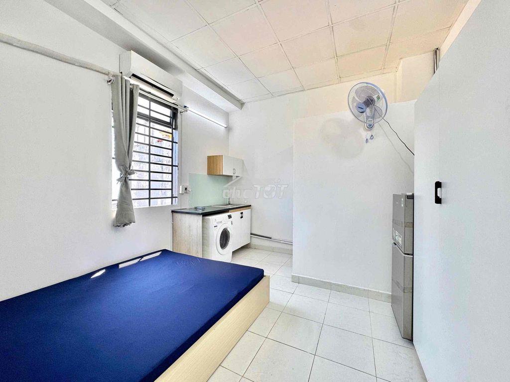 Studio balcon - full nội thất - máy giặt riêng - hoàng sa quận 3 - 4