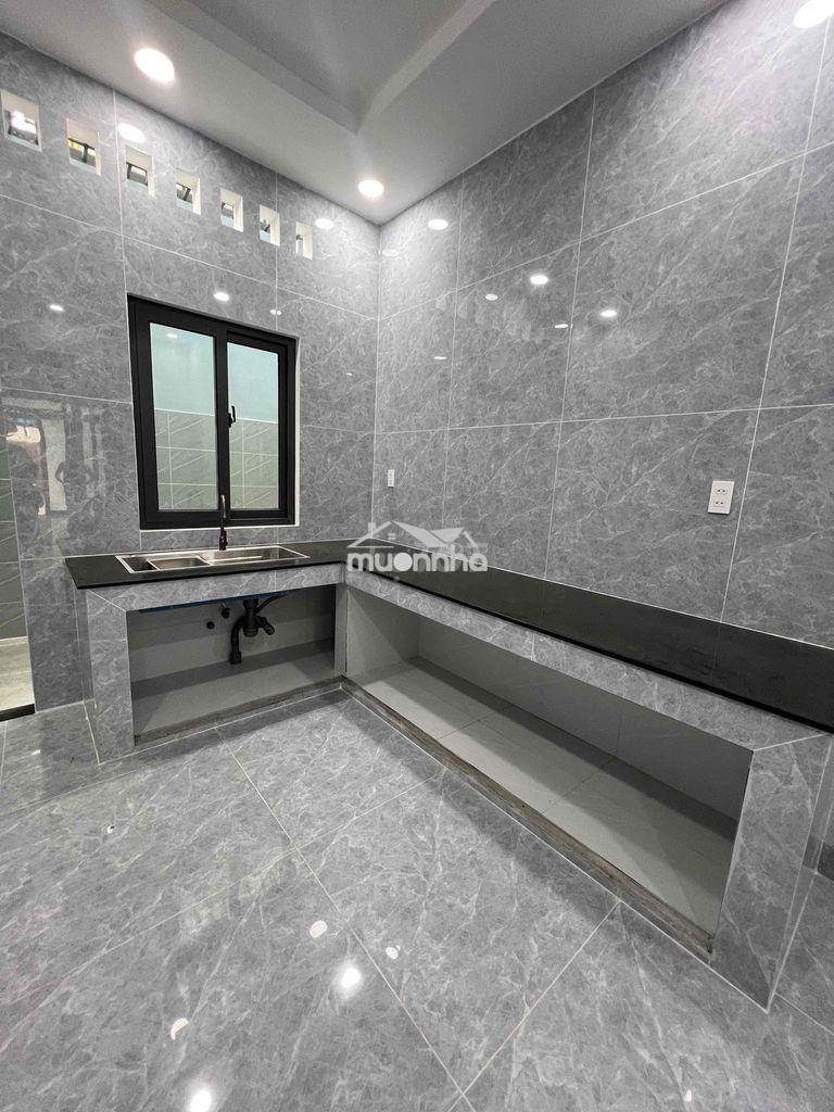 Cho thuê nhà mới dt 110m2 1trệt 1lầu 2pn 2wc hẻm ôtô ngay cầu an lộc - 2