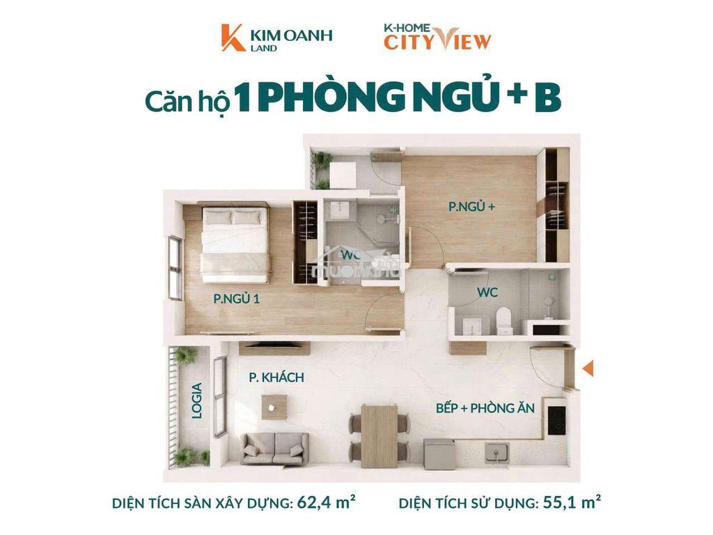 🏡 K-home cityview – 4 loại căn hộ, đa dạng diện tích - 2