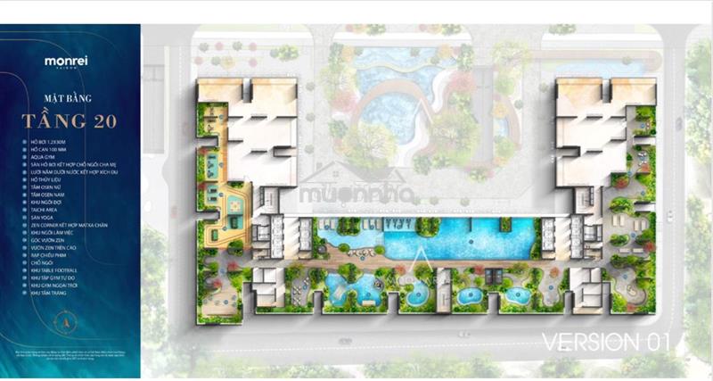 66m² – diện tích "vàng" được khách săn nhiều nhất tại monrei saigon.
