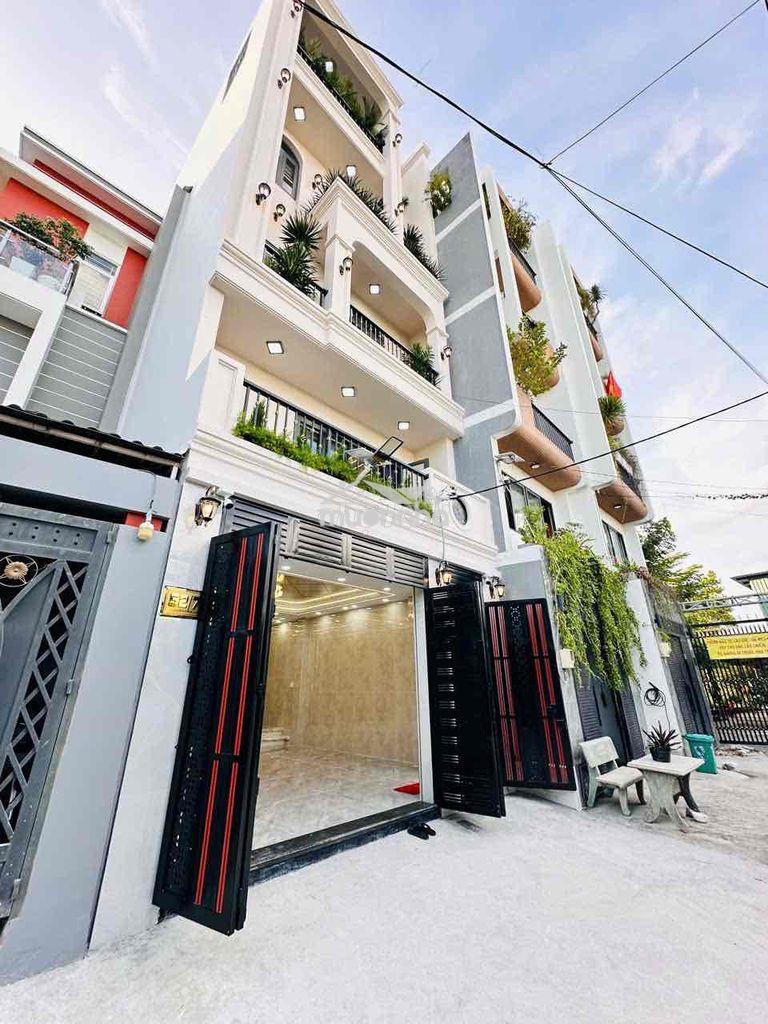 Nhà ngang 5,5 m, có thang máy, khu villa sunshine quận 12 - 2