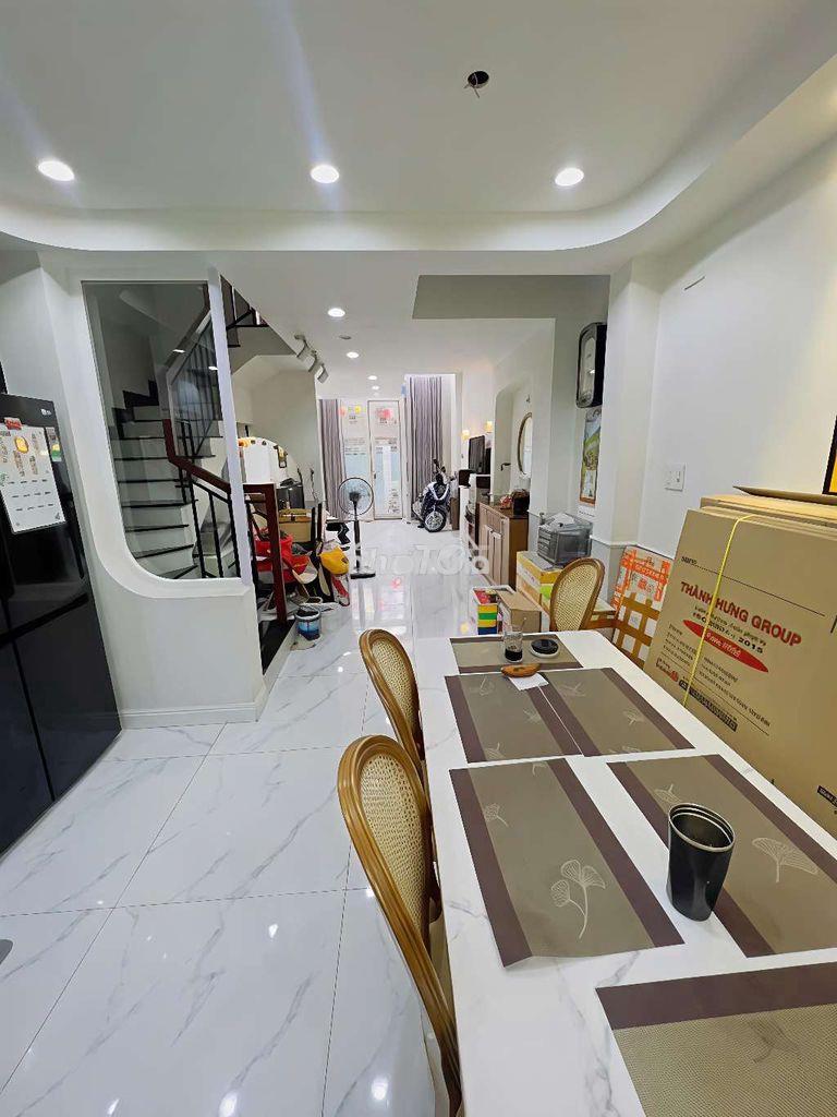 Cho thuê nhà đúc 4 tấm hẻm nguyễn văn khối gò vấp 5pn 4wc mới đẹp 19tr