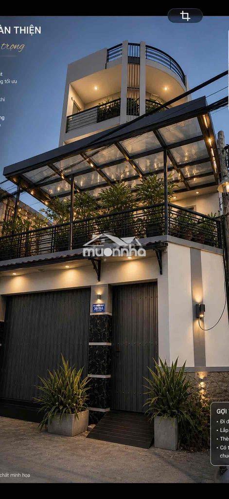 Cho thuê nhà mới tinh sạch sẽ 1/ bình thành góc 2 mt hẻm sạch sẽ ở nga