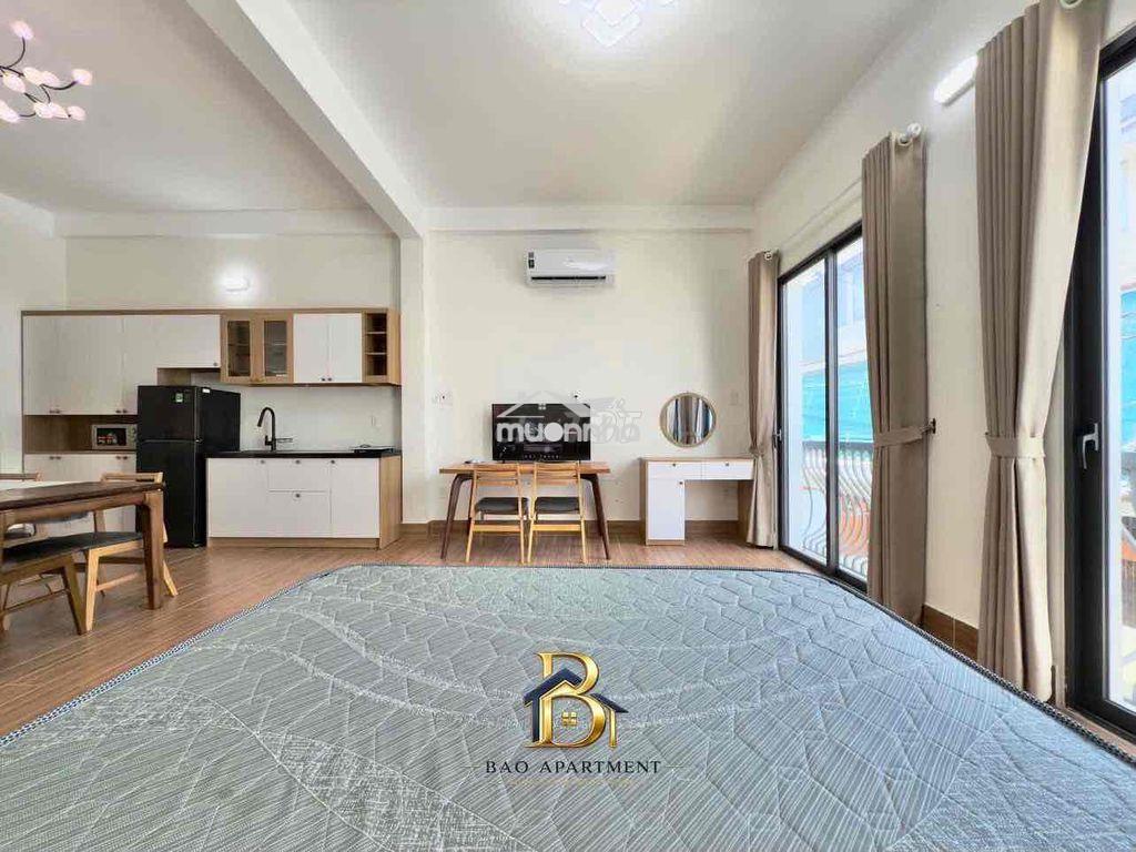 Cho thuê - studio 50m2 ban công - ngay khu vực trung tâm sầm uất - 4