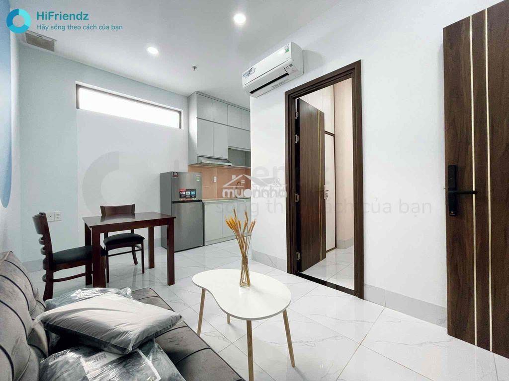 Cho thuê chdv trong chung cư 2pn 1wc mới 100% ngay cầu kinh thanh đa - 2