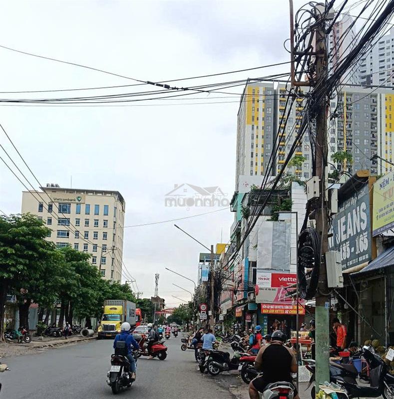 Cho thue nhà 100m2 1 trệt 3l mt đường số an bình dĩ an bình dương 22tr