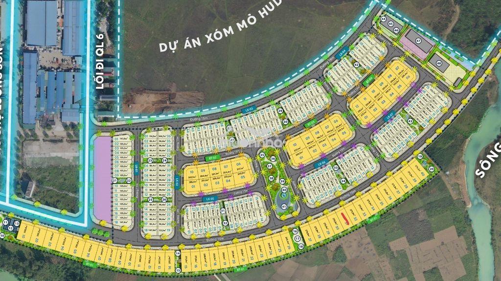 Chính chủ cắt lỗ lô biệt thự dự án riverview lương sơn giá nhỉnh 5 tỷ - 2