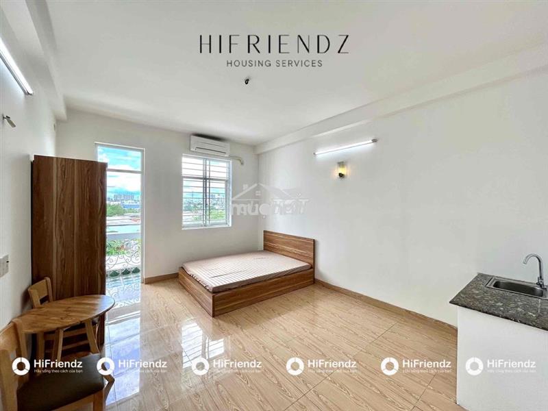 Phòng studio bancong siêu rộng full nt, tiện qua q5, đh mở , y dược