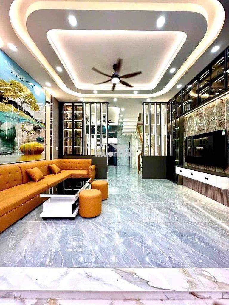 Nhà 5x20 (sân 2 xe hơi )full nội thất đường 7m - 2