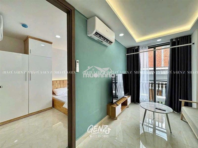 🌿 Bờ kè hoàng sa q1_ 1 ngủ 1 phòng khách bancol_máy giặt_ thang máy