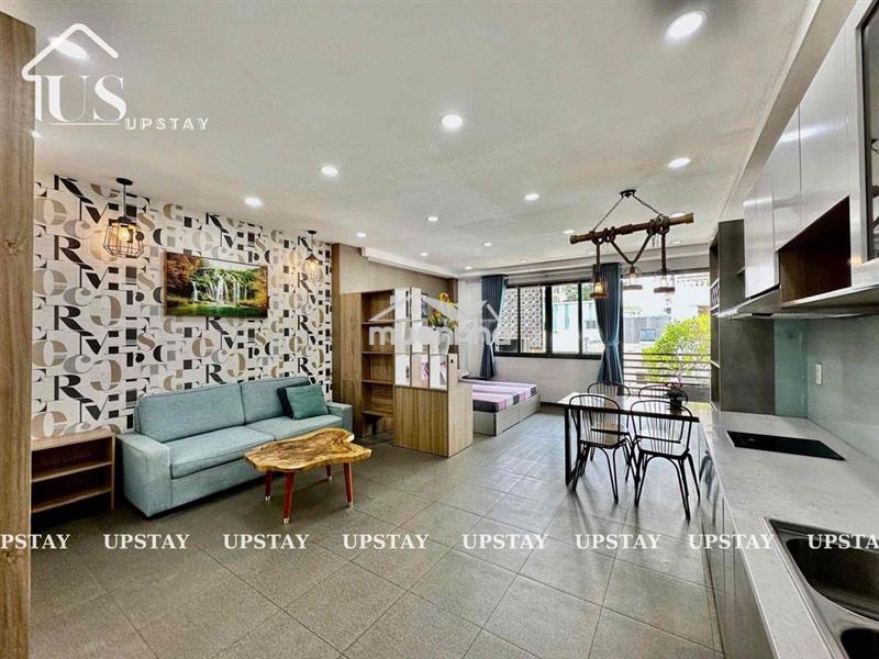 Căn hộ studio ban công ngay metro bình thạnh full nội thất thang máy