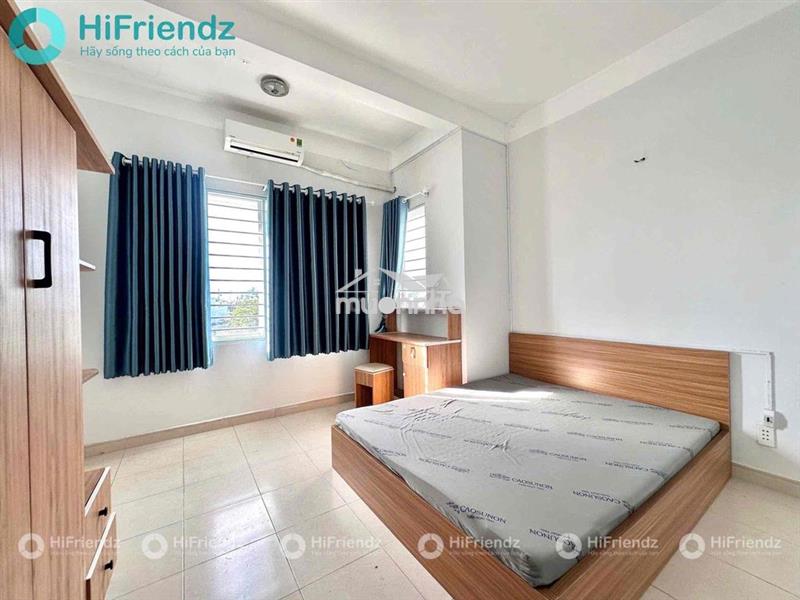 Căn hộ 1pn 1pk sát parc mall q8 giáp q5,q10 - full nt 40m2 cửa sổ lớn