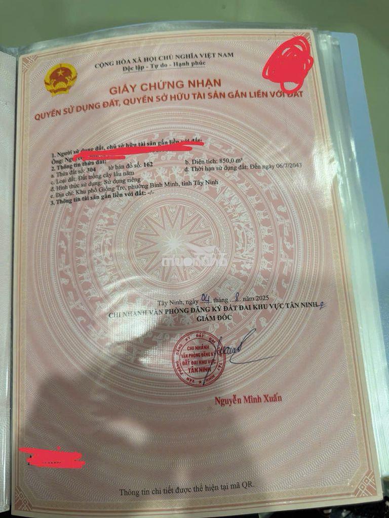 Cần bán thửa đấn 850x2 - 2