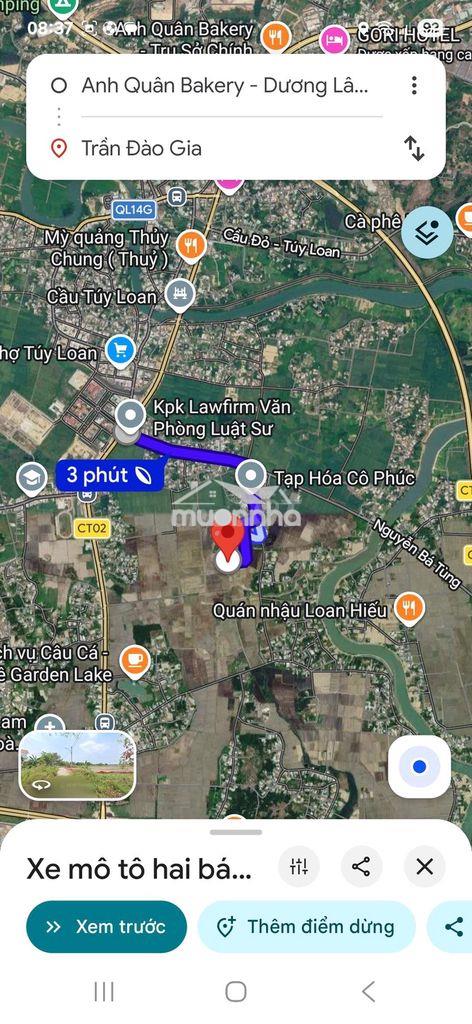 363m, gần ubnd hòa vang và chợ túy loan, cạnh nhà dân, ô tô tận nơi - 3