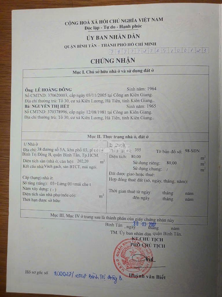🏠 Bán nhà đẹp khu tên lửa dt 80m², sàn 202m², đường 8m, sổ hồng riêng - 3