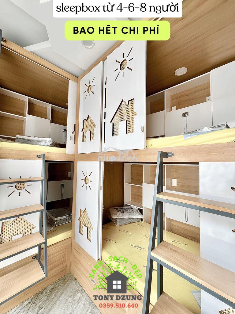 Sleepbox cao cấp linh trung - thủ đức: 1tr7/tháng (bao trọn cp)